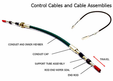 OEM de vaivén mecánico del cable del cambio de marcha del cable de control del acero inoxidable disponible