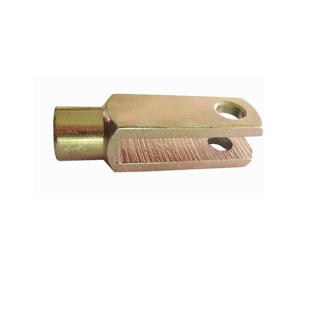 La horquilla de acero inoxidable Pin Cotter Threaded Clevis Pin del cilindro cubre con cinc el acero plateado